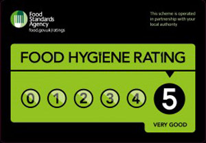 5 Star Food Hygiene Rating
