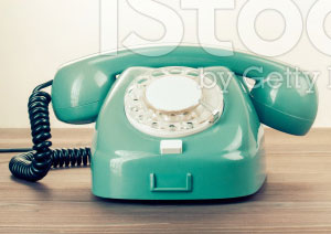 Old 70s style Telephone