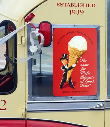 1950s Dairy Scoop Van with Ice Cream poster