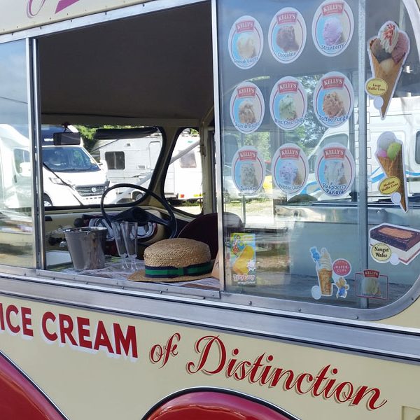 Sussex Vintage Ices ice cream counter