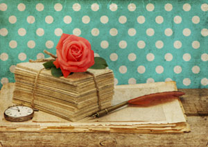 Pile of old letters