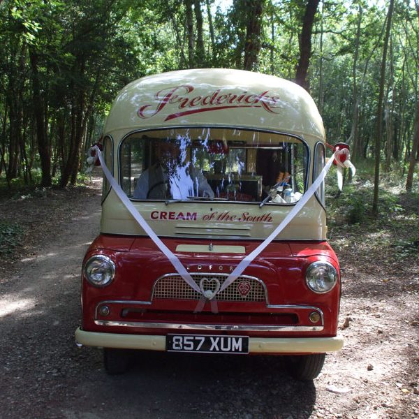 Sussex Vintage Ices Woodland Wedding