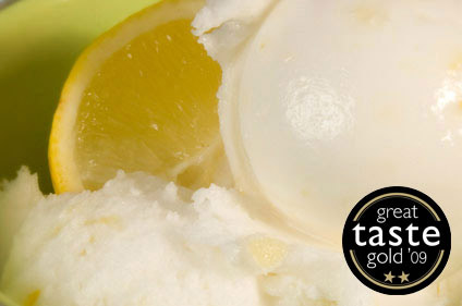 Lemon sorbet on the menu of Sussex Vintage Ices