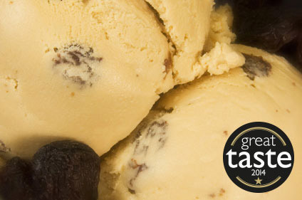 Rum and Raisin ice cream on the menu of Sussex Vintage Ices